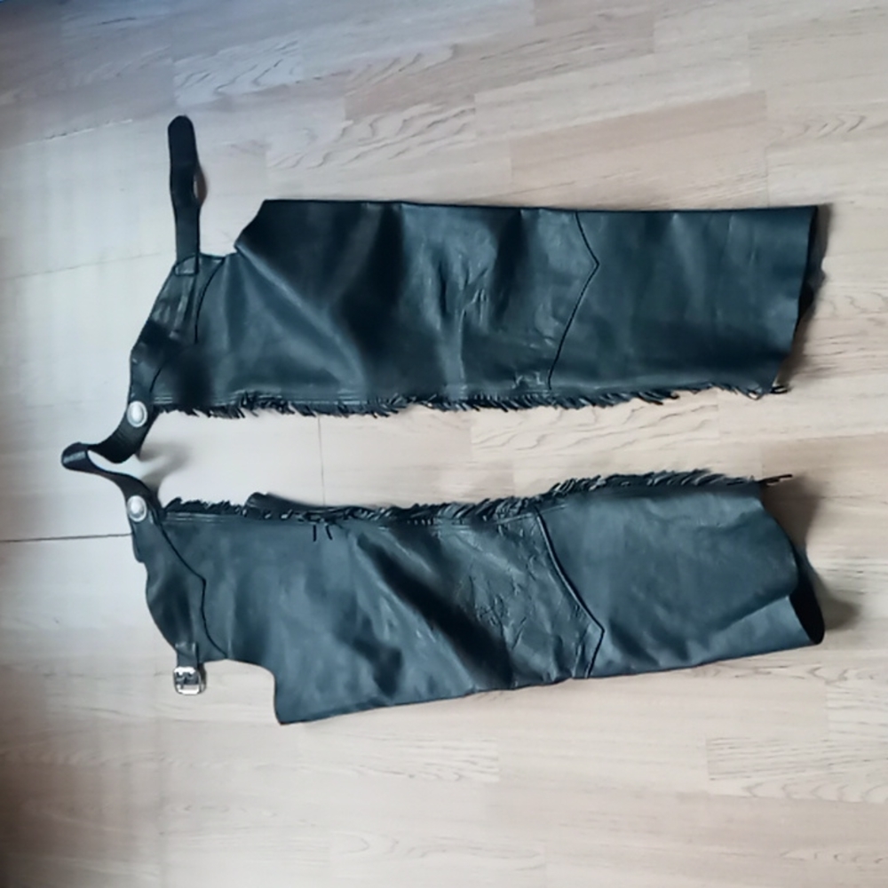 Women's leather chaps